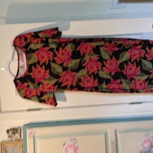 Floral Lularoe Julia Wore Once